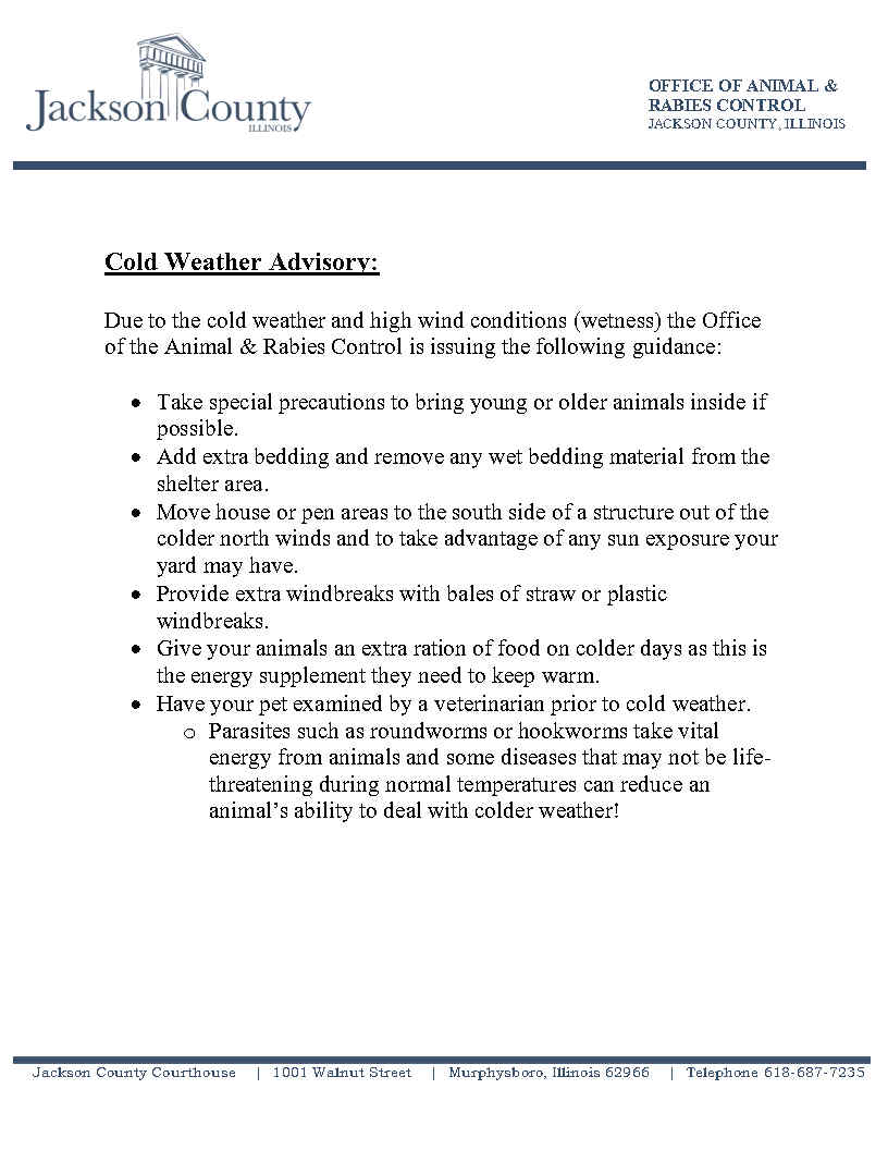 Seasonal Information Document